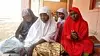 Fatima Abdu (14), Zahra Bukar (13), Fatima Bukar (13) og Yagana Mustapha (15), fire av skolejentene som unnslapp Boko Haram-angrepet. Scanpix/AFP.