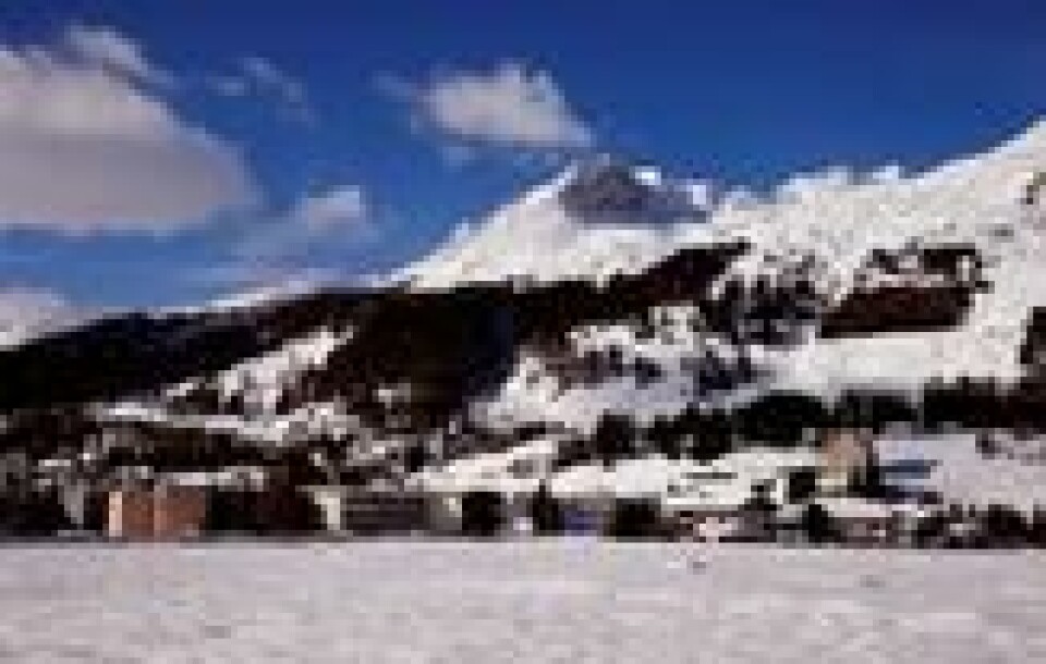 Oversiktsbilde over den sveitsiske alpebyen Davos. Scanpix/Reuters. Oversiktsbilde over den sveitsiske alpebyen Davos. Scanpix/Reuters.