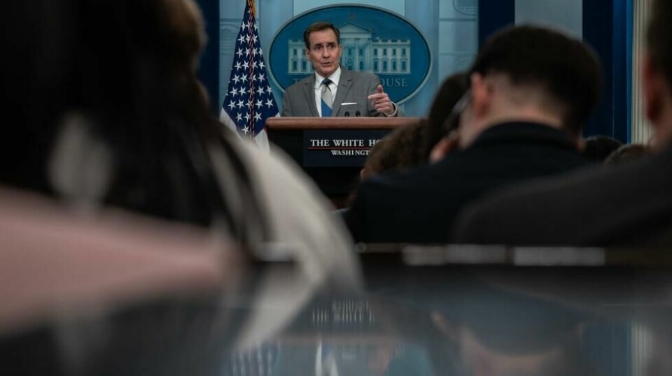 Talsmann for det amerikanske Forsvarsdepartementet John Kirby er rystet over Sergej Lavrovs utsagn.