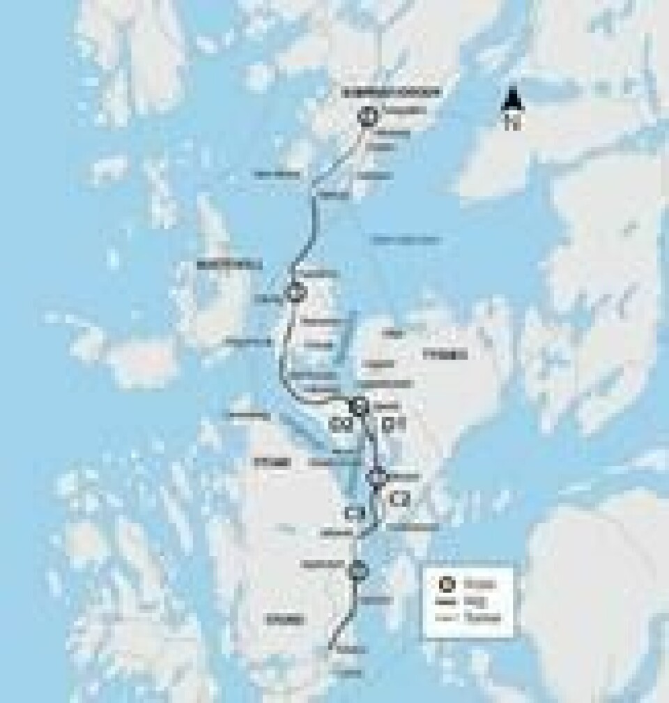Projektet Hordfast inkluderer to broer, inkludert kjempebroen over Bjørnaforden, i tillegg til lengre tunneler. Prosjektet har en ramme på rundt 50 milliarder kroner. Projektet Hordfast inkluderer to broer, inkludert kjempebroen over Bjørnaforden, i tillegg til lengre tunneler. Prosjektet har en ramme på rundt 50 milliarder kroner. Foto: Statens vegvesen