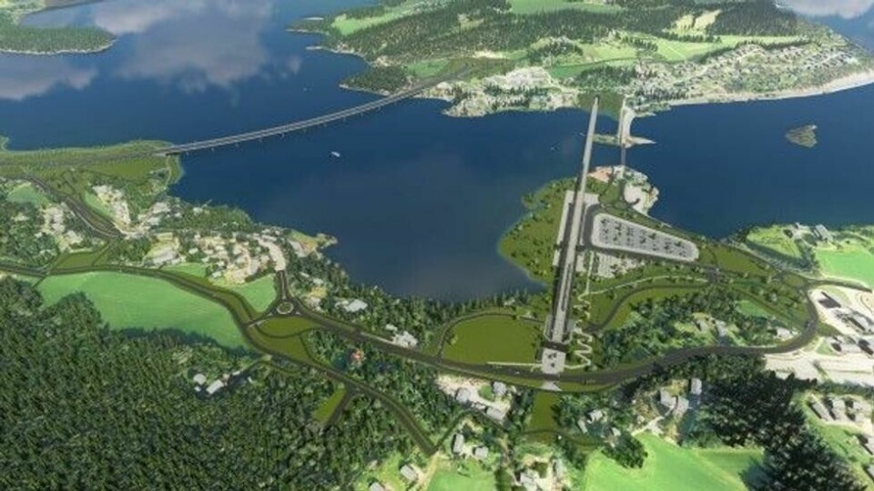 Ringeriksbanen og E16 er et fellesprosjekt som omfatter en 40 kilometer lang dobbeltsporet jernbane mellom Sandvika og Hønefoss, og 15 kilometer med ny E16, fra Høkastet ved Sundvollen til Hønefoss. Ringeriksbanen og E16 er et fellesprosjekt som omfatter en 40 kilometer lang dobbeltsporet jernbane mellom Sandvika og Hønefoss, og 15 kilometer med ny E16, fra Høkastet ved Sundvollen til Hønefoss. Foto: Bane Nor
