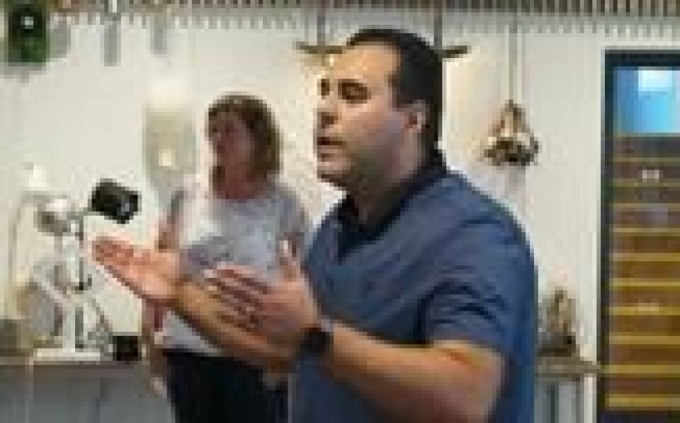 VIL STRAMME INN: Masud Gharahkhani (Ap). VIL STRAMME INN: Masud Gharahkhani (Ap). Foto: Mads Fremstad/ABC Nyheter