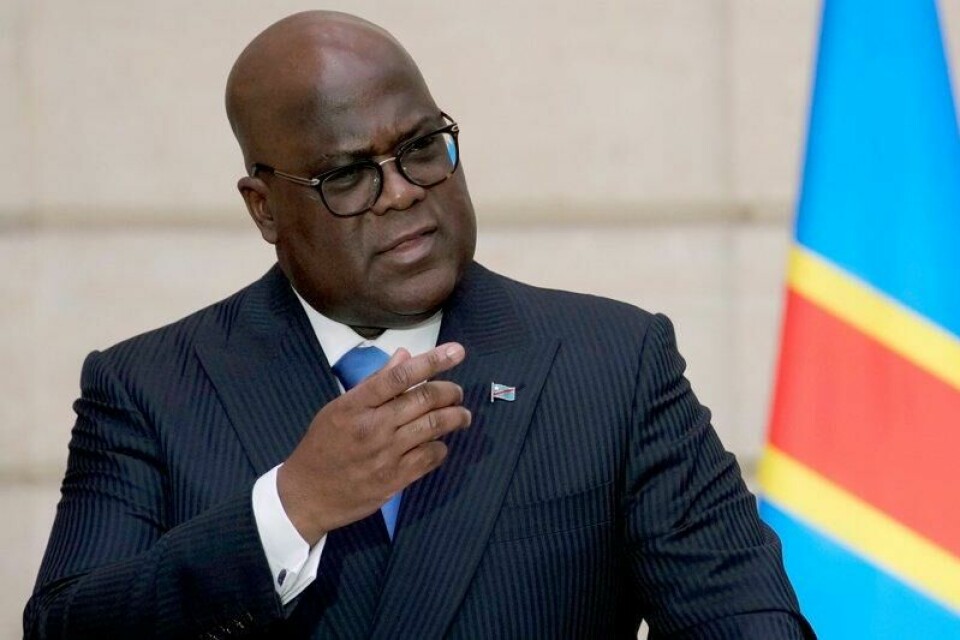 Kongos president Felix Tshisekedi krever at det innføres sanksjoner mot nabolandet Rwanda for deres støtte til M23-opprørerne øst i Kongo.
