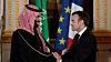 Frankrikes president Emmanuel Macron inviterte Saudi-Arabias prins Mohammad bin Salman til Frankrike i 2019. Foto: Yoan Valat / Reuters/NTB
