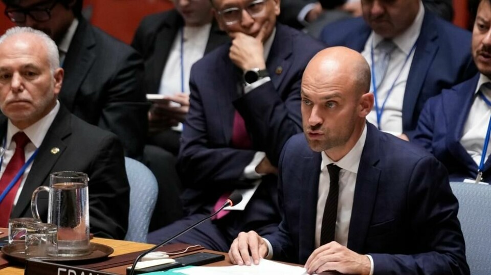 Frankrike og USA har utarbeidet et forslag om 21 dager med våpenhvile i Libanon for å tilrettelegge for forhandlinger mellom Israel og Hizbollah, sa Frankrikes utenriksminister Jean-Noël Barrot til FNs sikkerhetsråd onsdag. Foto: Seth Wenig / AP / NTB