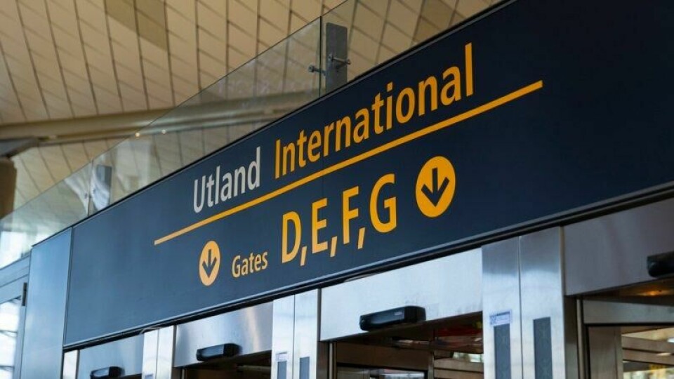 Inngang til utlandsterminalen på Oslo lufthavn. Inngang til utlandsterminalen på Oslo lufthavn. Foto: Amanda Pedersen Giske / NTB