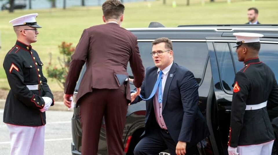 Litauens forsvarsminister Laurynas Kasciunas under Nato-toppmøtet i Washington tidligere denne måneden.