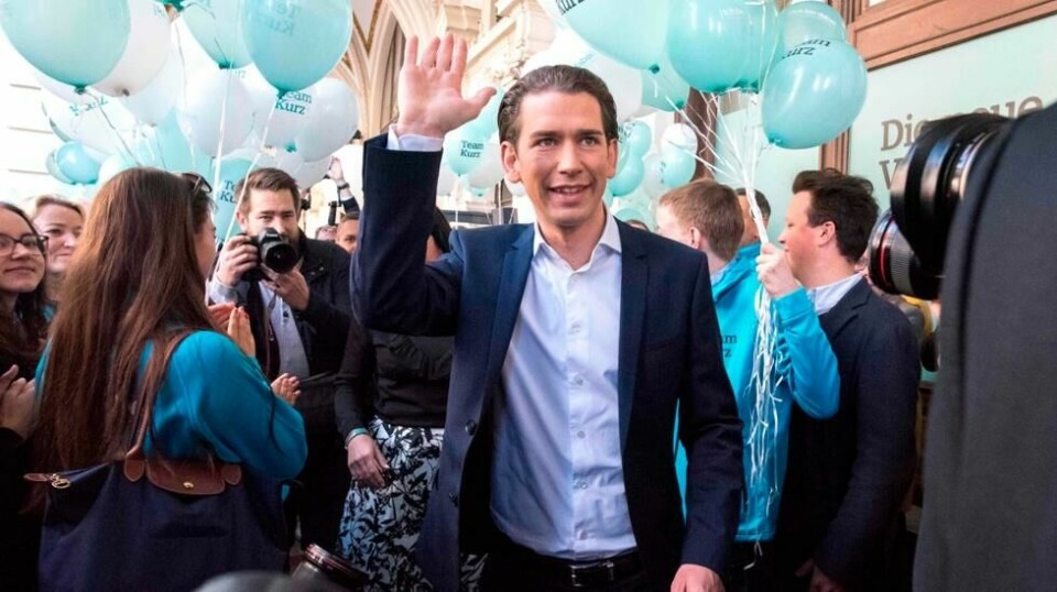 Sebastian Kurz ble utenriksminister i en alder av 27 år. Nå er han 31 og storfavoritt til å bli ny statsminister i Østerrike.