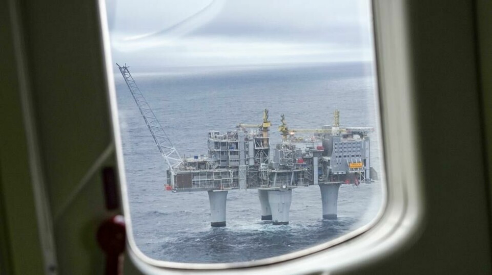 Bildet er tatt på Troll-feltet der Equinor er driftsoperatør. Foto: Ole Berg-Rusten / NTB