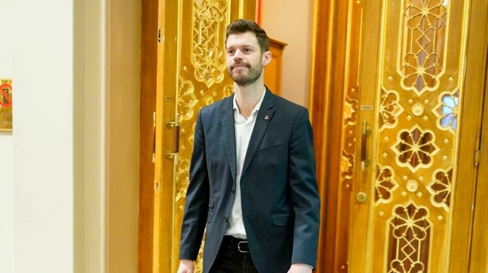 Bjørnar Moxnes (Rødt), her fra Stortingets muntlige spørretime, ønsker seg en tredje periode på Stortinget for Rødt. Foto: Terje Pedersen / NTB
