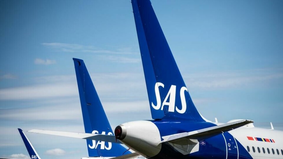 Flyselskapet SAS tapte over 1 milliard svenske kroner på tre måneder, ifølge selskapets seneste regnskap. Foto: Annika Byrde / NTB