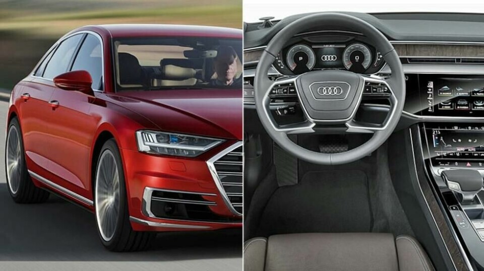 Audi A8 er bilen som kjemper mot status-konkurrenter som BMW 7-serie og Mercedes S-klasse.