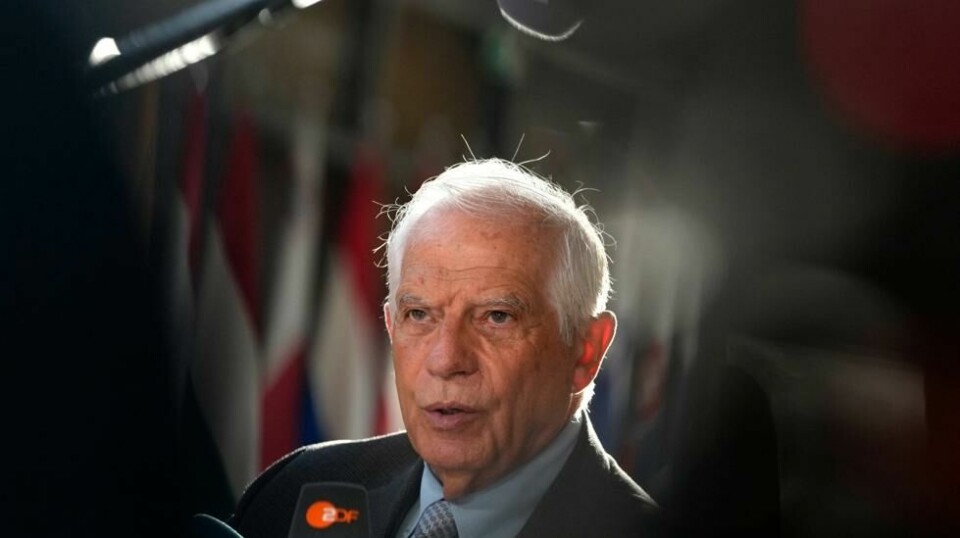 Josep Borrell vil ha økt opptrening av ukrainske soldater i regi av EU. Foto: Virginia Mayo / AP / NTB