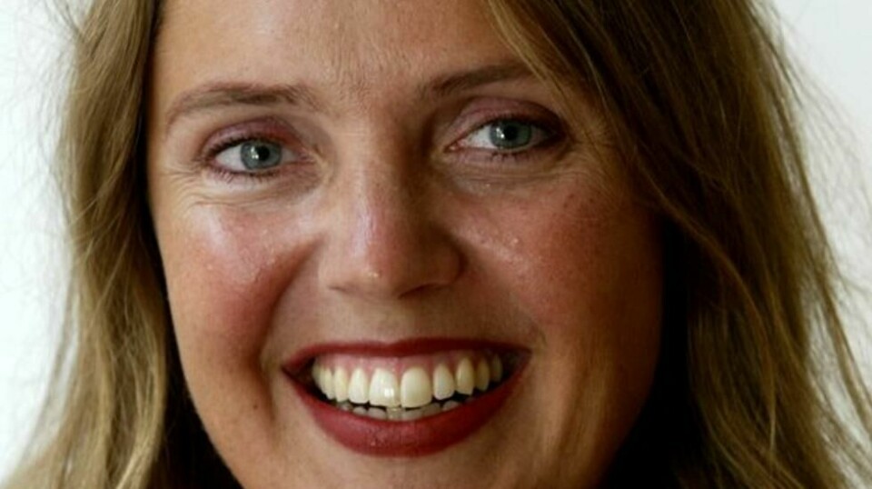 Astrid Nordang fotografert i 2003, da hun debuterte med romanen «Svart honning».