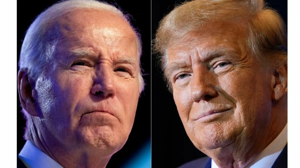 Arabisk-amerikanske demokrater i Michigan ble oppfordret til å markere sin misnøye med president Joe Bidens Midtøsten-politikk når de skulle stemme i tirsdagens nominasjonsvalg. Biden (til venstre) og Donald Trump sikret seg oppskriftsmessig hver sin seier. Bildemontasje: AP / NTB