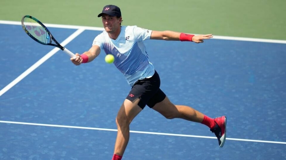 Casper Ruud imponerte i New York. Foto: Kirsty Wigglesworth / AP / NTB