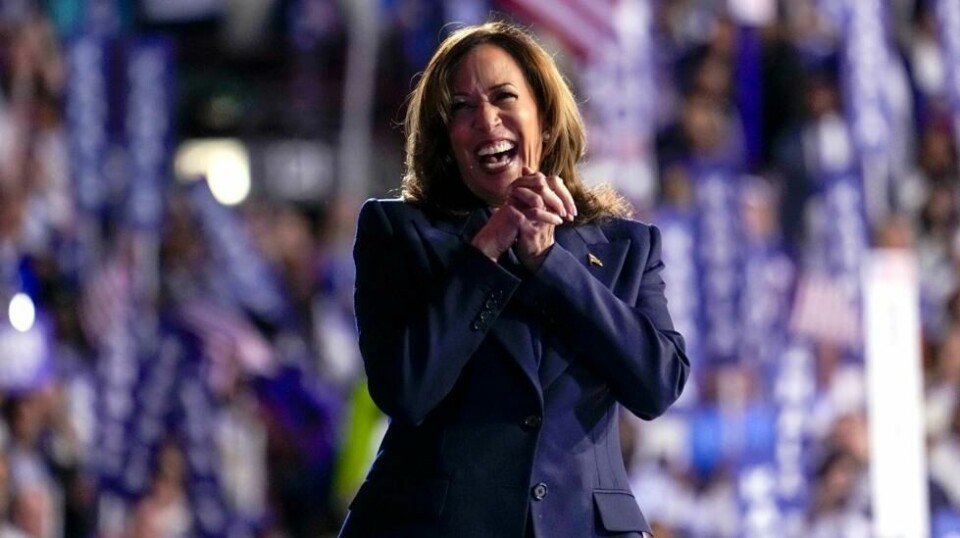 Demokratenes presidentkandidat Kamala Harris hentet inn 540 millioner dollar på de første fem ukene som kandidat, ifølge valgkampstaben hennes. Foto: Jacquelyn Martin / AP / NTB