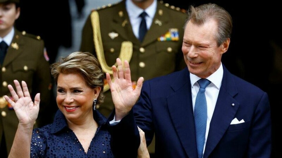 Storhertug Henri av Luxembourg og hans kone, storhertuginne Maria Teresa, skal angivelig være stinne av gryn. Her avbildet i 2024.