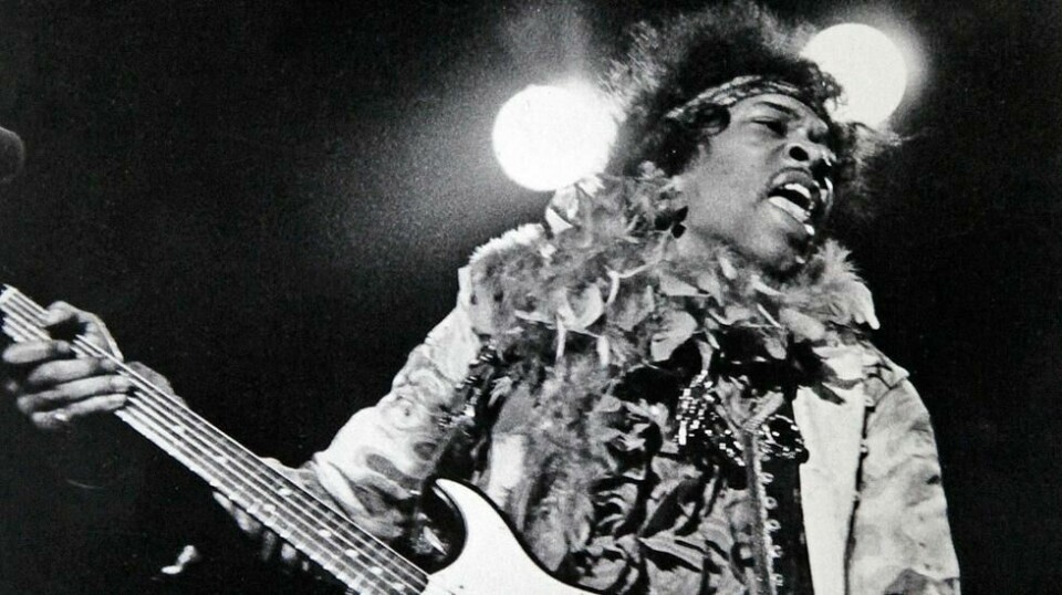 Jimi Hendrix-demoer selges på auksjon. Foto: Arkivfoto / Monterey Herald via AP / NTB