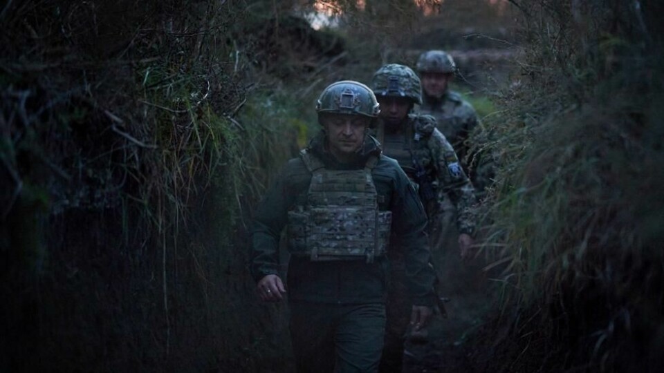 Zelenskyj besøkte Donetsk i oktober 2021. Zelenskyj besøkte Donetsk i oktober 2021. Foto: Ukrainian Presidential Press/AP/NTB