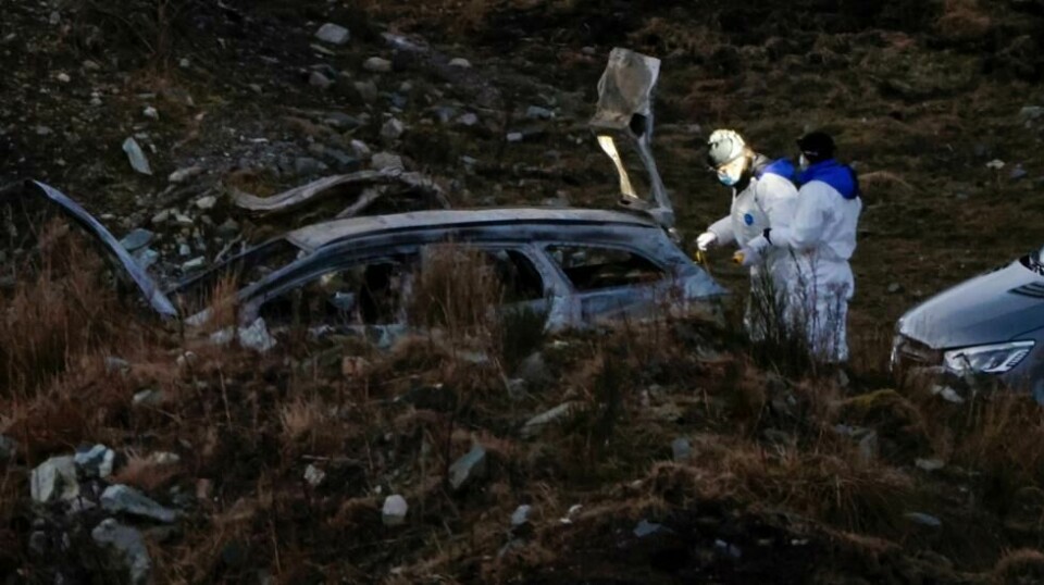 Politiet undersøker om drapet kan ha skjedd et annet sted og at avdøde kan ha blitt fraktet til industriområdet der bilen ble antent. Foto: Paul S. Amundsen / NTB
