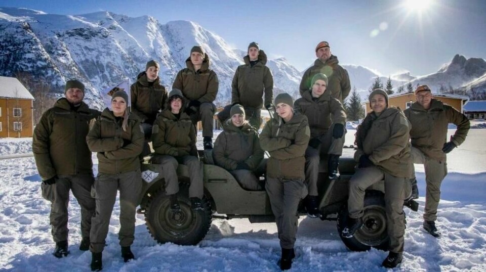 Disse ti unge voksne er klare for hardkjøret som venter dem på Setnesmoen leir i Åndalsnes.
