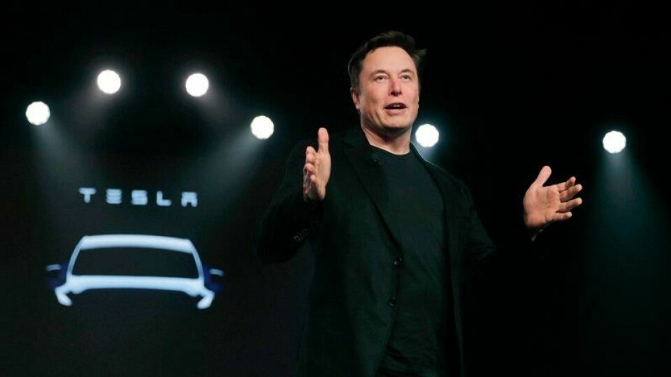 Tesla-gründer Elon Musk i forbindelse med lansering av Model Y i forrige uke. Etter at Musk begynte sine operasjoner som rådgiver for president Donald Trump, synker folks oppfatning av Tesla. Bilen er ifølge Kantar Media blitt et mindre attraktivt kjøp.