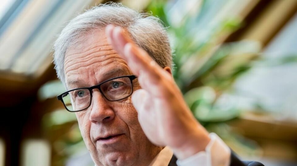 Sentralbanksjef Øystein Olsen hever etter alt å dømme styringsrenten til én prosent i dag Foto: Vidar Ruud / NTB scanpix