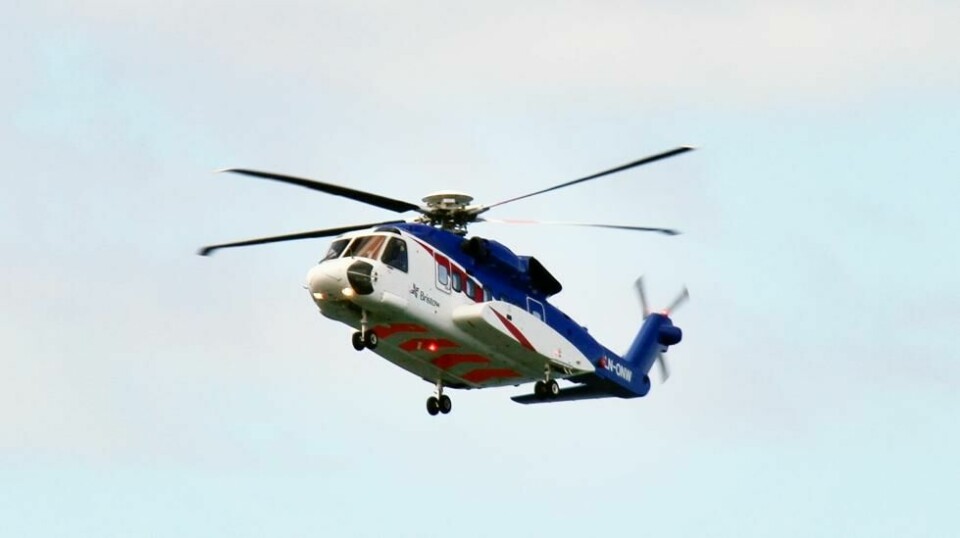 Arkivfoto fra juli 2011 av typen Sikorsky S-92. Foto: Tor André Johannessen / Scanpix