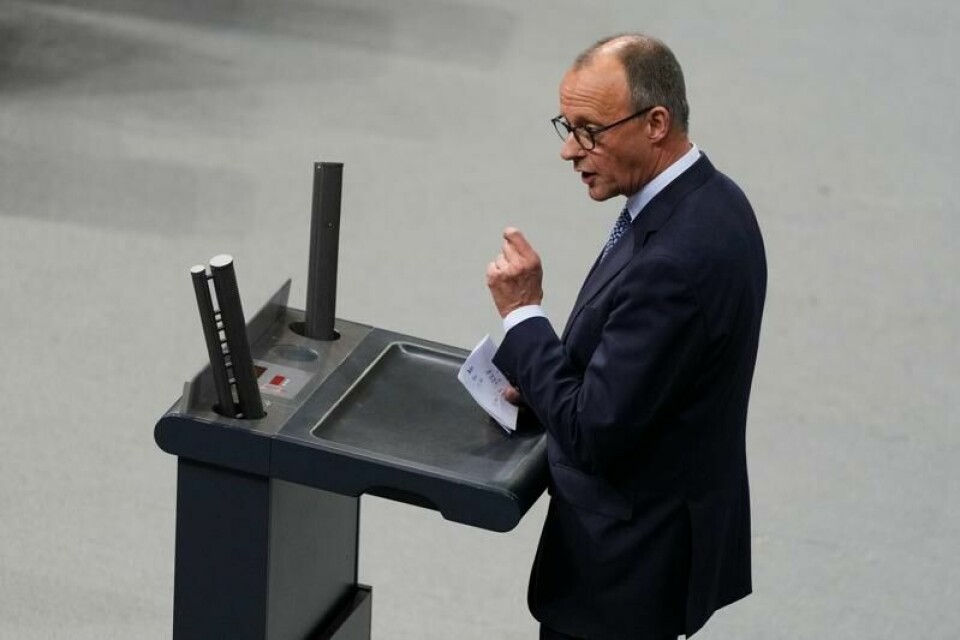 CDU-leder Friedrich Merz fikk et knapt flertall for et forslag om å begrense innvandringen til Tyskland.