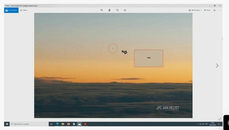 Skjermdump av bildet Heijst viste frem på møtet 20. mars. (Bilde: Skjermdump/Christiaan van Heijst) Skjermdump av bildet Heijst viste frem på møtet 20. mars. (Bilde: Skjermdump/Christiaan van Heijst)
