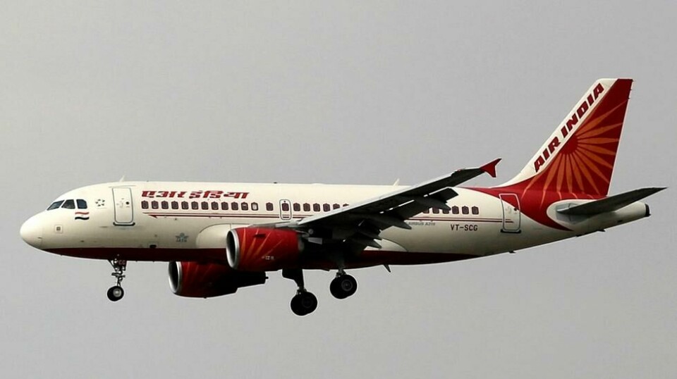 En kvinne fikk en uvelkommen gjest i flymaten sin på en Air India-flyvning fra Delhi til New York.