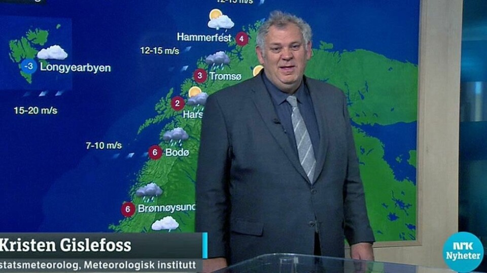 Meteorologisk institutt er i økonomisk uvær. Å kutte ut værmeldingen med for eksempel Kristen Gislefoss på NRK har vært et alternativ.