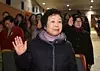 Kim Soon-Sil (88) er en av 370 studenter fra 60 år og opp som studerer ved Ilsung Women's School i Seoul. Foto: AFP / NTB scanpix.