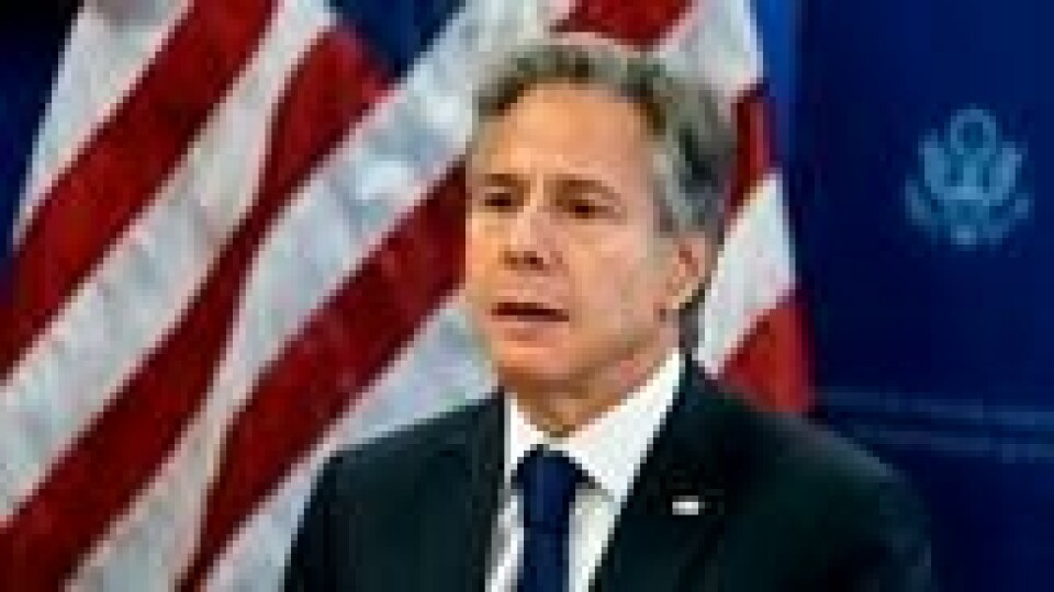 USAs utenriksminister Antony Blinken har gått hardt ut mot Russlands dronebruk. USAs utenriksminister Antony Blinken har gått hardt ut mot Russlands dronebruk. Foto: Craig Ruttle / AP