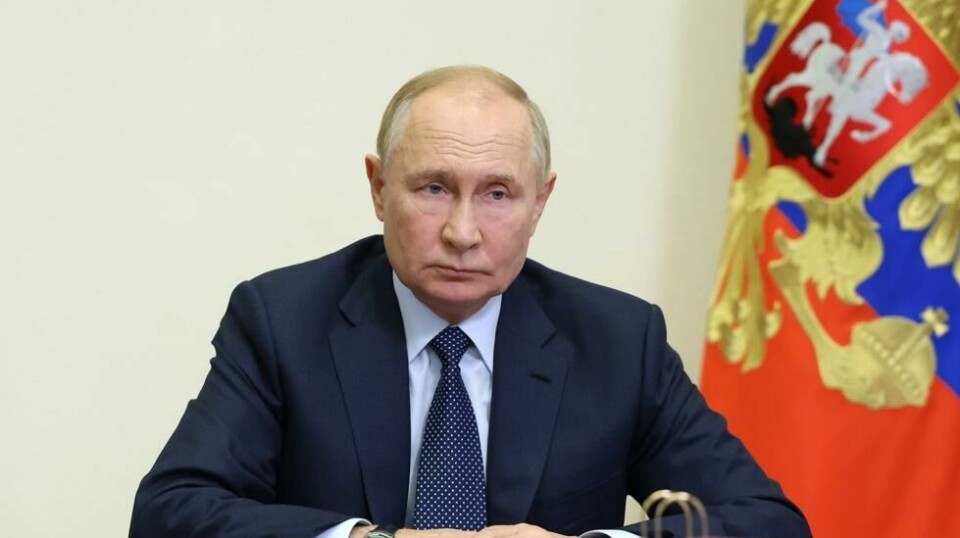 Vladimir Putin vurderer å bremse opp eksporten av viktige metaller. Foto: Aleksander Kazakov, Sputnik, Kreml Pool Photo via AP / NTB