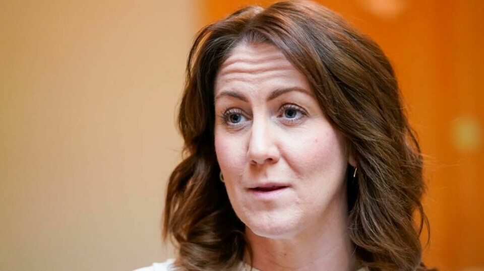 Arbeids- og inkluderingsminister Tonje Brenna (Ap) er helt uenig med MDG i spørsmålet om kortere arbeidstid. Foto: Lise Åserud / NTB