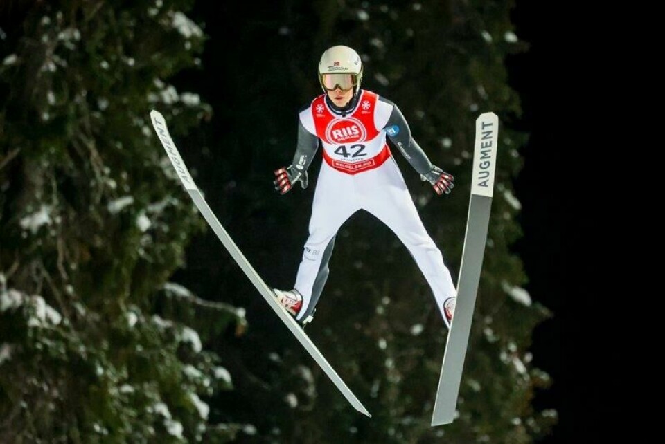 Isak Andreas Langmo ble disket i Slovenia.
