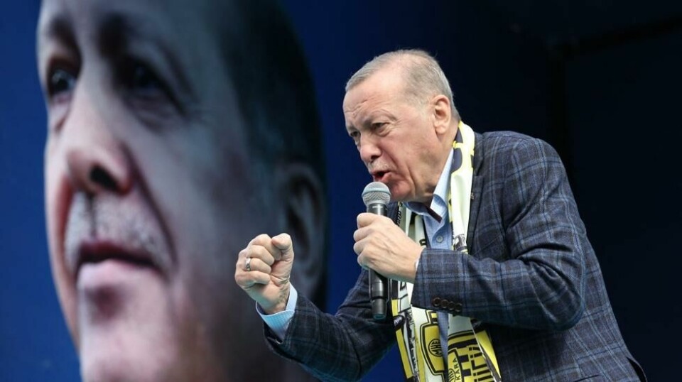 Recep Tayyip Erdogan står i fare for å miste makten i Tyrkia.