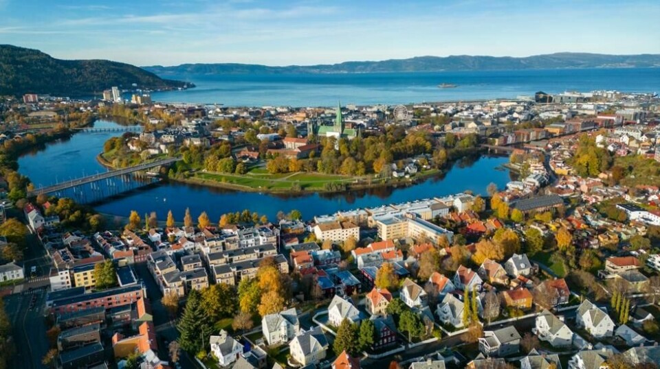 Trondheim er valgt ut sammen med Oslo og Stavanger til å delta i et EU-prosjekt om klimanøytrale byer. Sammen med flere europeiske byer skal de bli klimanøytrale innen 2030. Foto: Gorm Kallestad / NTB