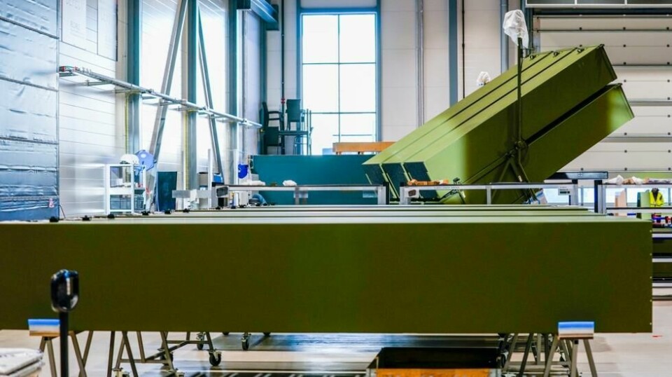 Kongsberg Gruppen produserer blant annet luftvernsystemet Nasams. Foto: Lise Åserud / NTB