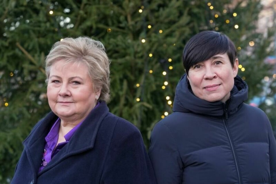 Erna Solberg og Ine Eriksen Søreide er denne helgen til stede på Høyres landsmøte.
