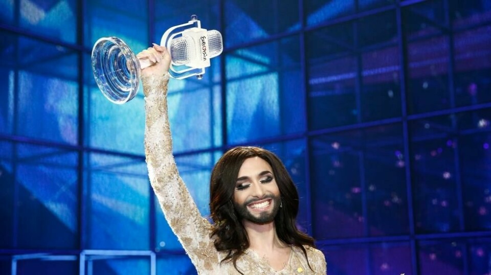 Malmö Pride har trukket seg som medarrangør av en konsert med 2014-vinner Conchita Wurst (bildet) under Eurovision i Malmö. Foto: Erlend Aas / NTB