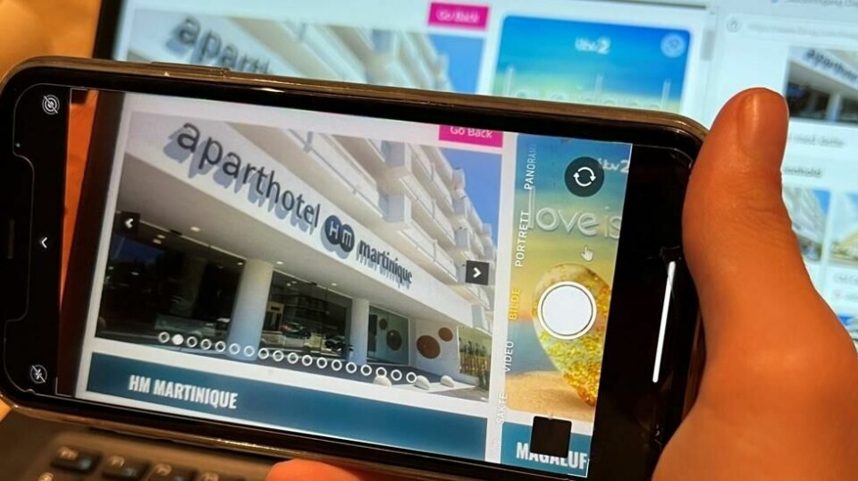 Glemt hva bostedet heter. Ta bilde av navnet på hotellet eller skriv det ned.