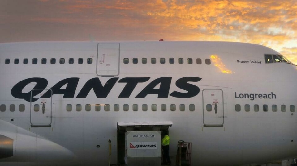 Qantas vil droppe alt av søppel på sine flyvninger. Foto: David Gray, REUTERS