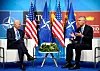 USAs president Joe Biden med Natos generalsektretær Jens Stoltenberg på Nato-toppmøtet i Madrid i juni 2022. Foto: Susan Walsh / AP / NTB