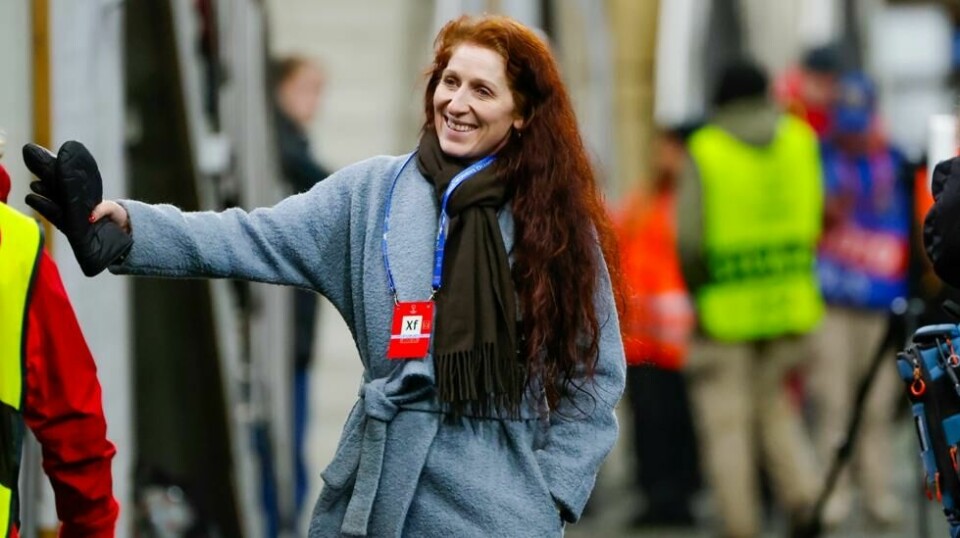 Fotballpresident Lise Klaveness ønsker å gjøre pyro tillat på fotballstadioner innenfor trygge rammer. Foto: Paul S. Amundsen / NTB