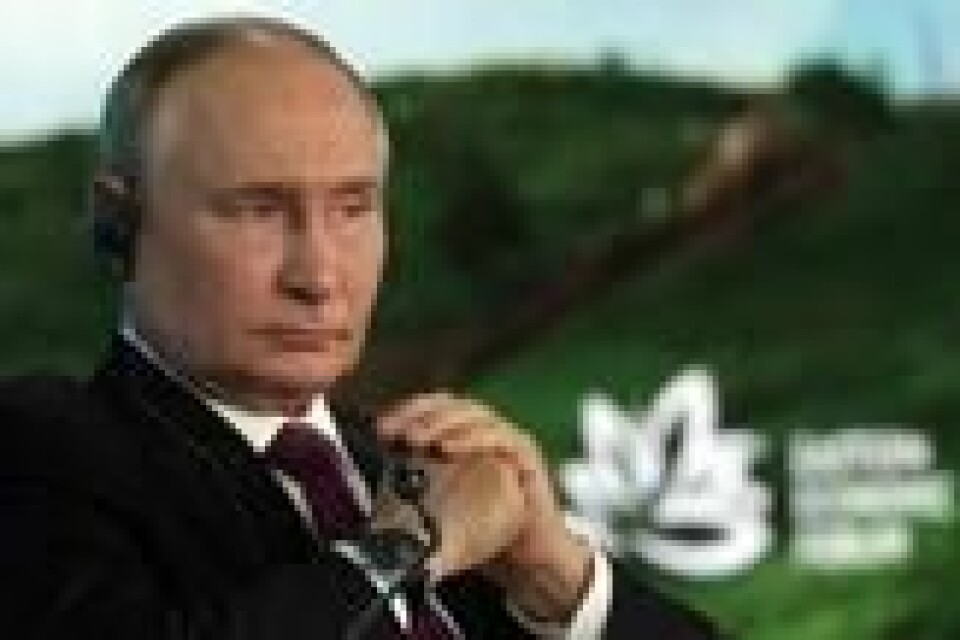 Russlands president Vladimir Putin. Russlands president Vladimir Putin. Foto: Vyacheslav Prokofyev / AFP / NTB