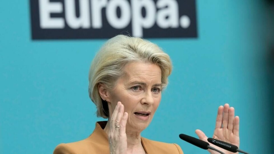 Ursula von der Leyen avviser samarbeid med ytterste høyre i EU-parlamentet. Foto: Markus Schreiber / AP / NTB