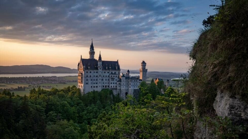 Turistperlen Neuschwanstein castle i Tyskland tiltrekker seg nærmere en million turister hvert år.